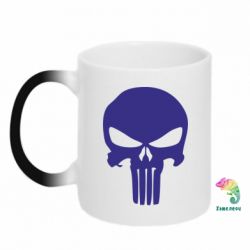 Чашка-хамелеон Зубастый череп - PrintSalon