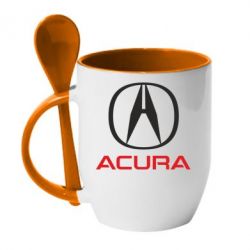 Чашка с ложкой Acura - PrintSalon