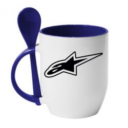 Чашка з ложкою Alpinestars - PrintSalon