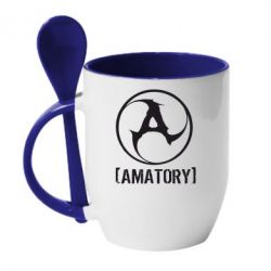 Чашка с ложкой Amatory - PrintSalon