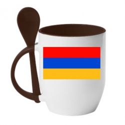Чашка с ложкой Армения - PrintSalon