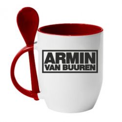 Чашка с ложкой Armin - PrintSalon