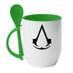 Чашка з ложкою Assassin's Creed - PrintSalon