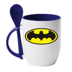 Чашка с ложкой Batman - PrintSalon