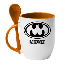 Чашка з ложкою Batwoman - PrintSalon