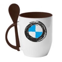 Чашка з ложкою BMW Graffity - PrintSalon