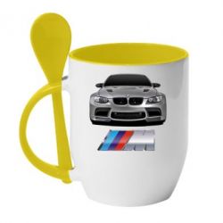 Чашка с ложкой BMW M Power Car - PrintSalon