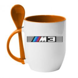 Чашка з ложкою BMW M3 - PrintSalon