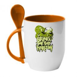 Чашка с ложкой Bring me the horizon - PrintSalon