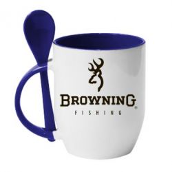 Чашка з ложкою Browning - PrintSalon