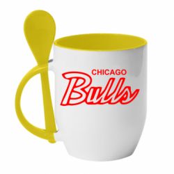 Чашка з ложкою Bulls from Chicago - PrintSalon