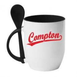 Чашка с ложкой Compton Vintage - PrintSalon