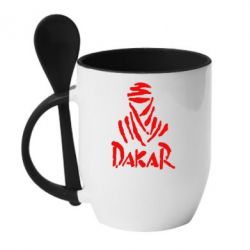 Чашка с ложкой Dakar - PrintSalon