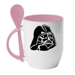 Чашка з ложкою Darth Vader - PrintSalon