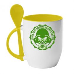 Чашка с ложкой Death Star Academy - PrintSalon