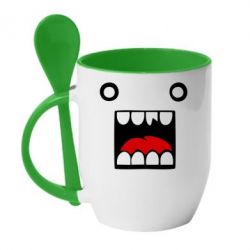 Чашка з ложкою Domo - PrintSalon