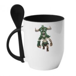 Чашка с ложкой Dota 2 Undying Art - PrintSalon