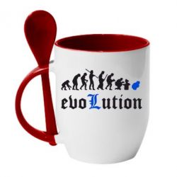 Чашка с ложкой Evolution Death Note - PrintSalon