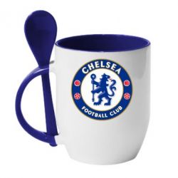 Чашка с ложкой FC Chelsea - PrintSalon