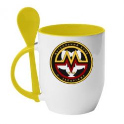 Чашка с ложкой ФК Металург Запоріжжя - PrintSalon