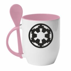 Чашка с ложкой Герб Империи - PrintSalon