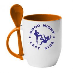 Чашка с ложкой Good Night - PrintSalon