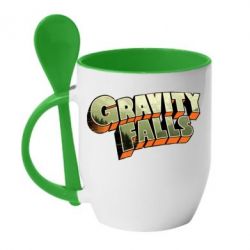 Чашка с ложкой Gravity Falls - PrintSalon