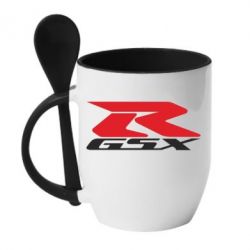 Чашка с ложкой GSX-R - PrintSalon