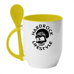 Чашка з ложкою Hardrock lifestyle - PrintSalon