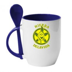 Чашка с ложкой Hierba Delavida