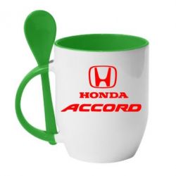 Чашка с ложкой Honda Accord - PrintSalon