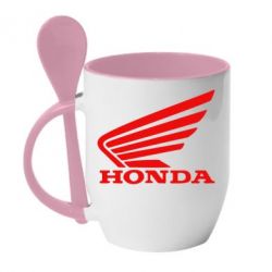 Чашка з ложкою Honda - PrintSalon