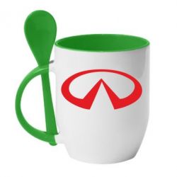 Чашка с ложкой Infinity - PrintSalon