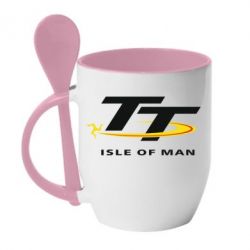 Чашка с ложкой Isle of man - PrintSalon