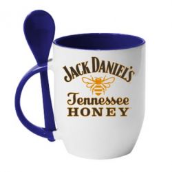 Чашка с ложкой Jack Daniel's Tennessee Honey - PrintSalon
