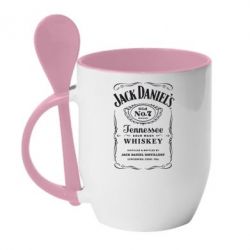 Чашка с ложкой Jack Daniel's - PrintSalon