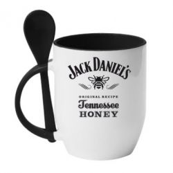 Чашка с ложкой Jack Daniels Tennessee - PrintSalon