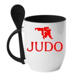 Чашка с ложкой Judo - PrintSalon