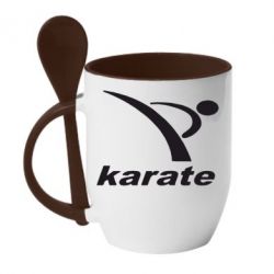 Чашка з ложкою Karate