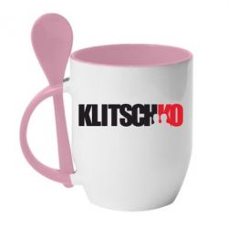 Чашка з ложкою Klitschko - PrintSalon