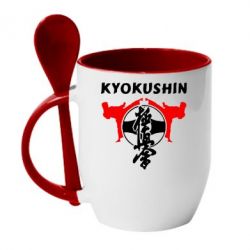 Чашка с ложкой Kyokushin - PrintSalon