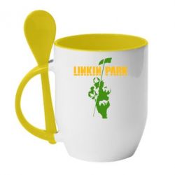 Чашка с ложкой Linkin Park Album - PrintSalon