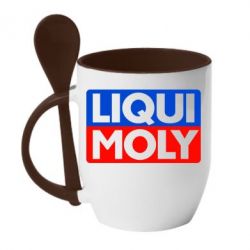 Чашка с ложкой LIQUI MOLY - PrintSalon