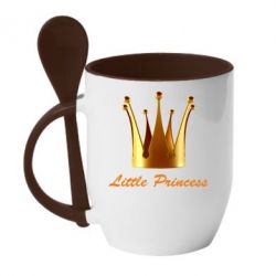 Чашка з ложкою Little Princess - PrintSalon