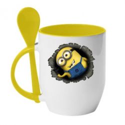 Чашка с ложкой Миньон - PrintSalon