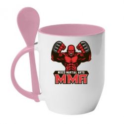 Чашка с ложкой MMA Fighter 2 - PrintSalon