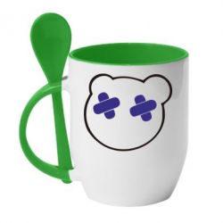 Чашка з ложкою мордочка - PrintSalon