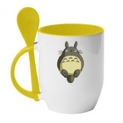 Чашка з ложкою Мій сусід Тоторо - PrintSalon