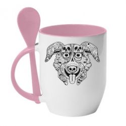Чашка с ложкой Mr. Pickles Art - PrintSalon