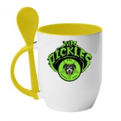 Чашка с ложкой Mr. Pickles - PrintSalon